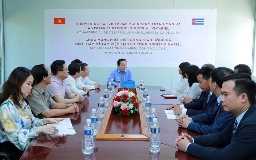 Phó Thủ tướng Trần Hồng Hà thăm khu công nghiệp Việt Nam tại Cuba